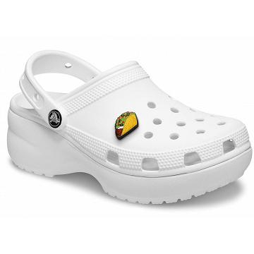 Crocs Classic Clog Platform Klumpa Női Fehér | HU 0472RVDW